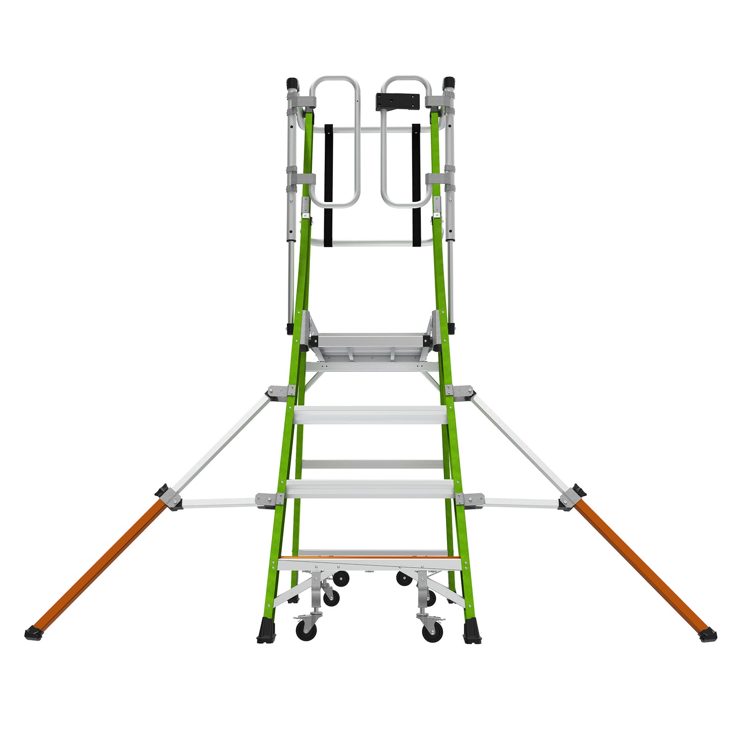 Little Giant Safety Cage Podium 2.0 - 4 Tread Mobile Work Platform