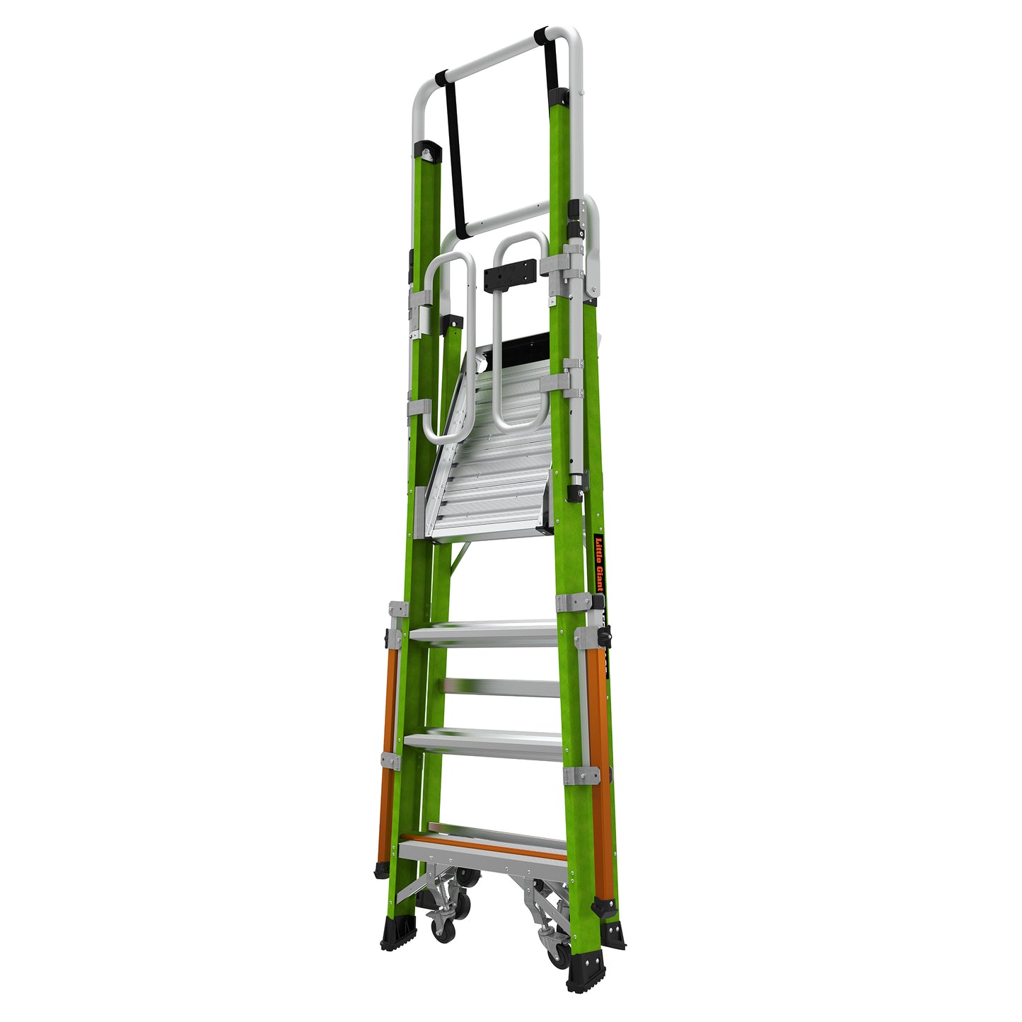 Little Giant Safety Cage Podium 2.0 - 4 Tread Mobile Work Platform
