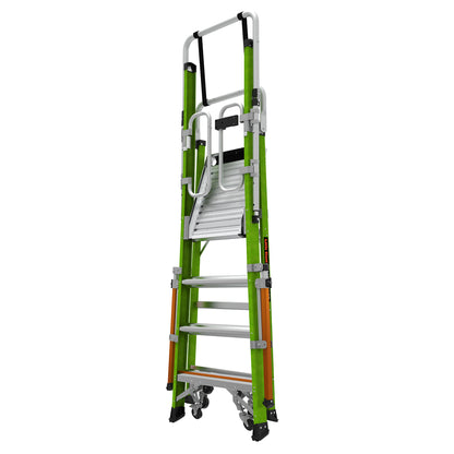Little Giant Safety Cage Podium 2.0 - 4 Tread Mobile Work Platform