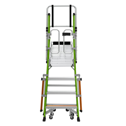 Little Giant Safety Cage Podium 2.0 - 4 Tread Mobile Work Platform