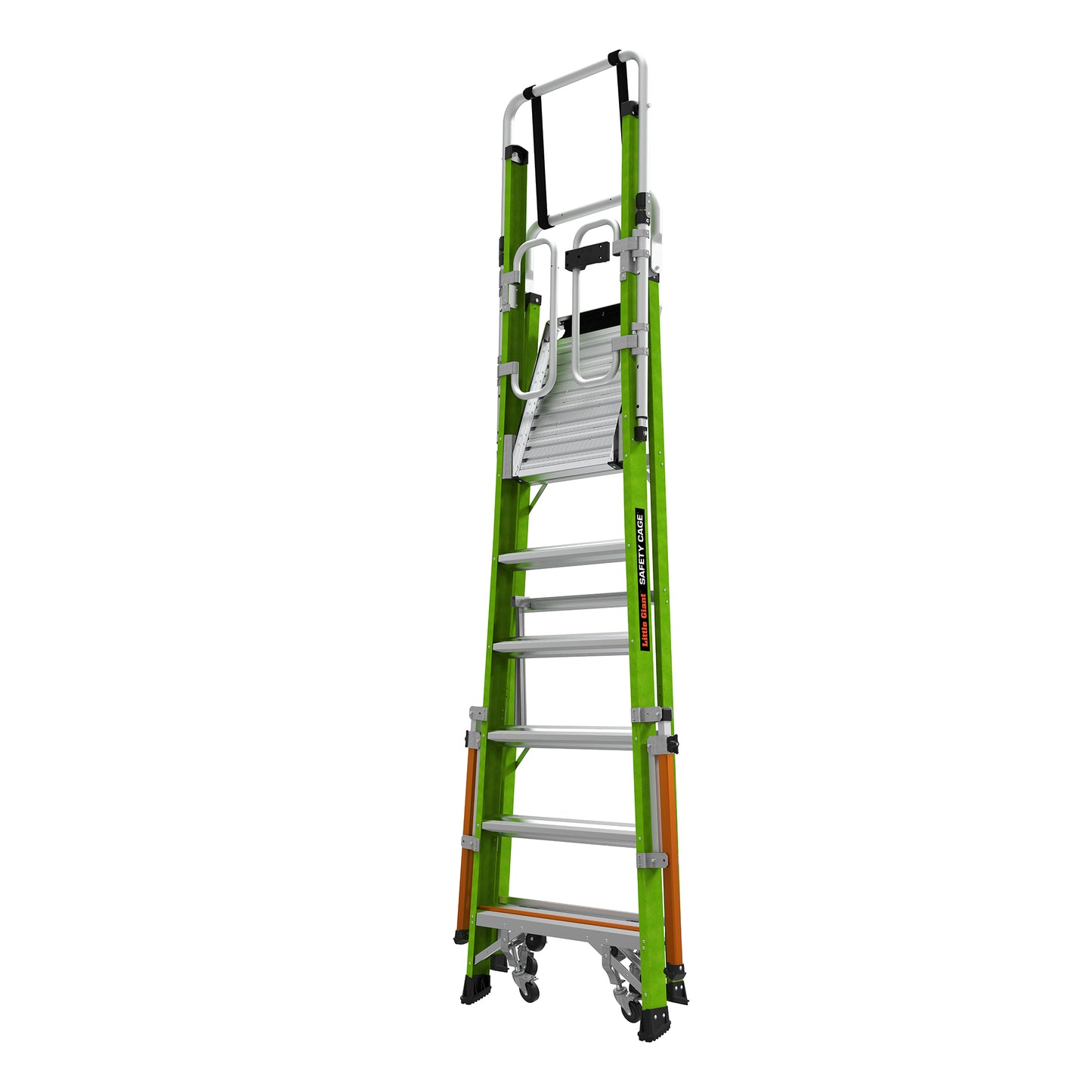 Little Giant Safety Cage Podium 2.0 - 6 Tread Mobile Work Platform