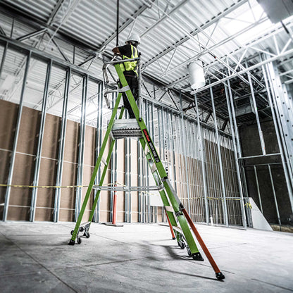 Little Giant Safety Cage Podium 2.0 - 8 Tread Mobile Work Platform