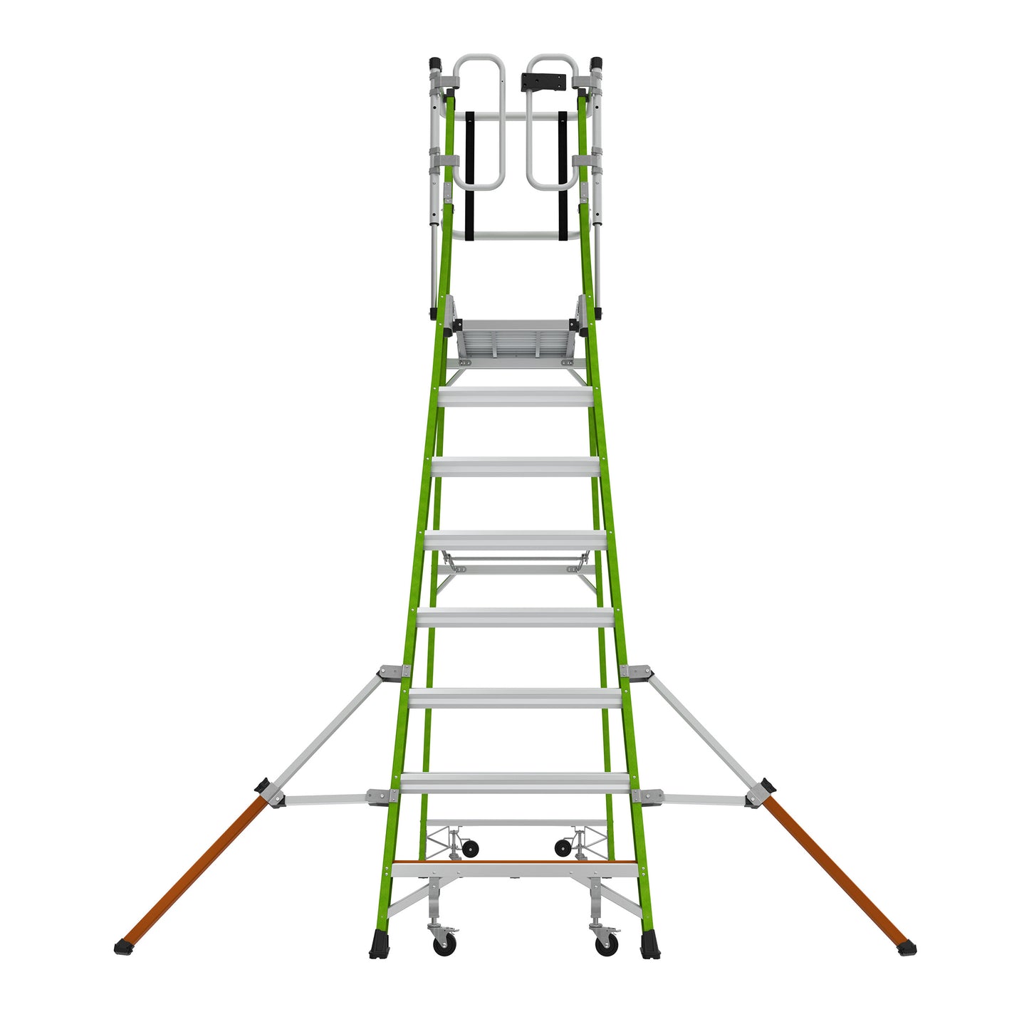 Little Giant Safety Cage Podium 2.0 - 8 Tread Mobile Work Platform