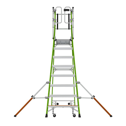 Little Giant Safety Cage Podium 2.0 - 8 Tread Mobile Work Platform