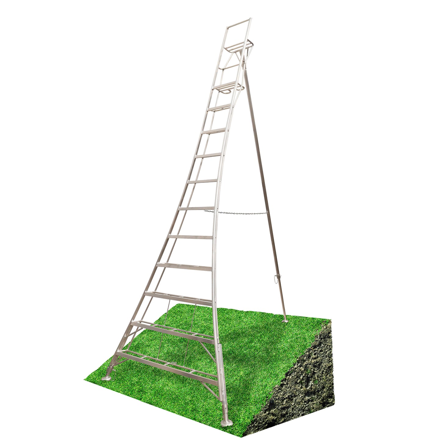 Werner Adjustable Tripod Ladder 11 Tread