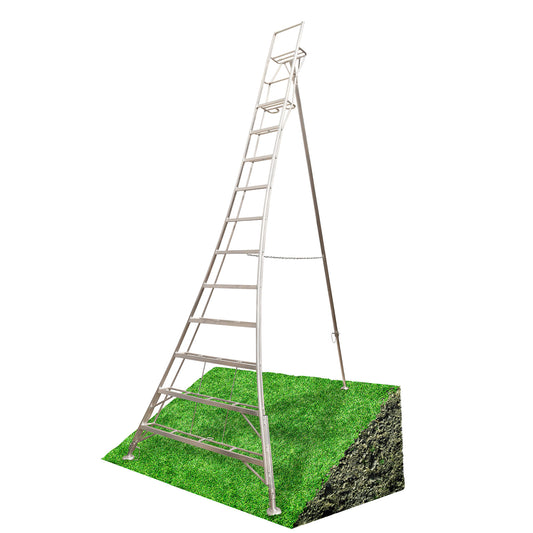 Werner Adjustable Tripod Ladder 11 Tread