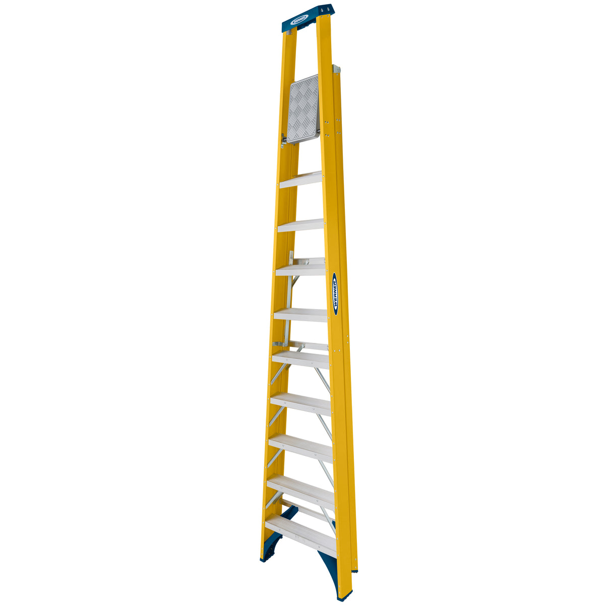 Werner Fibreglass Platform Stepladder 10 Tread