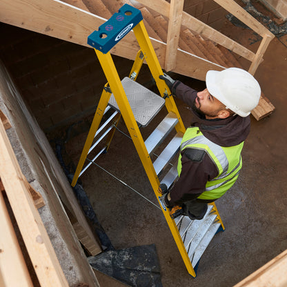 Werner Fibreglass Platform Stepladder 10 Tread