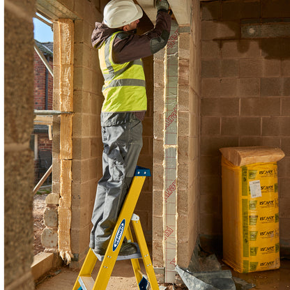 Werner Fibreglass Platform Stepladder 2 Tread