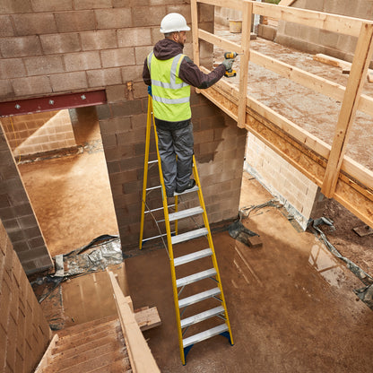 Werner Fibreglass Stepladder 12 Tread
