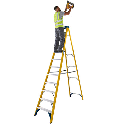 Werner Fibreglass Stepladder 12 Tread