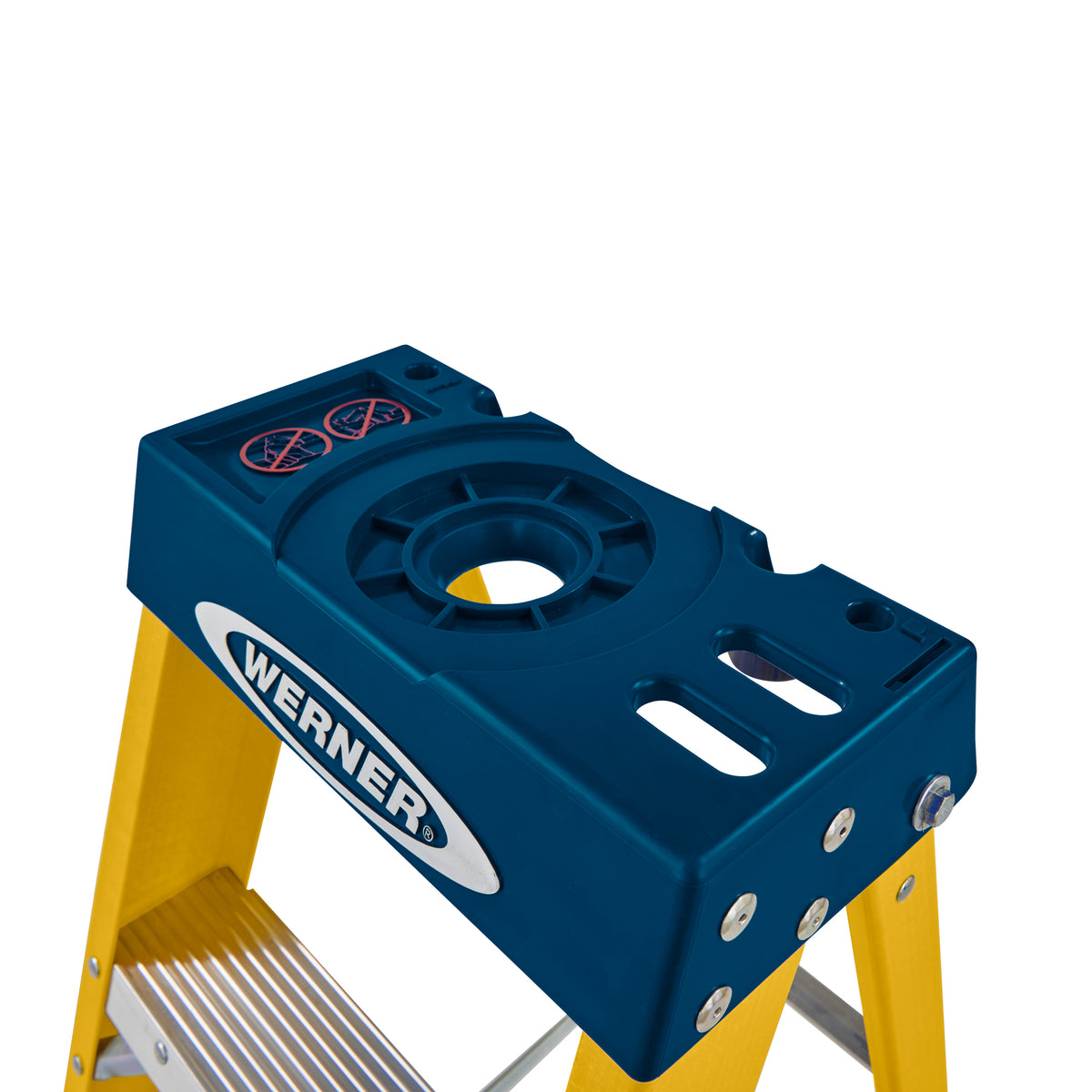 Werner Fibreglass Stepladder 5 Tread