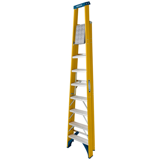 Werner Fibreglass Stepladder 8 Tread