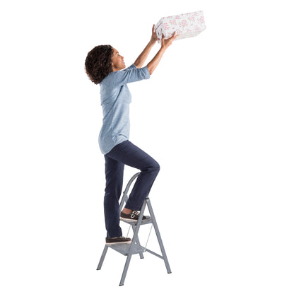 Werner Grey Stepstool - 2 Step Stool