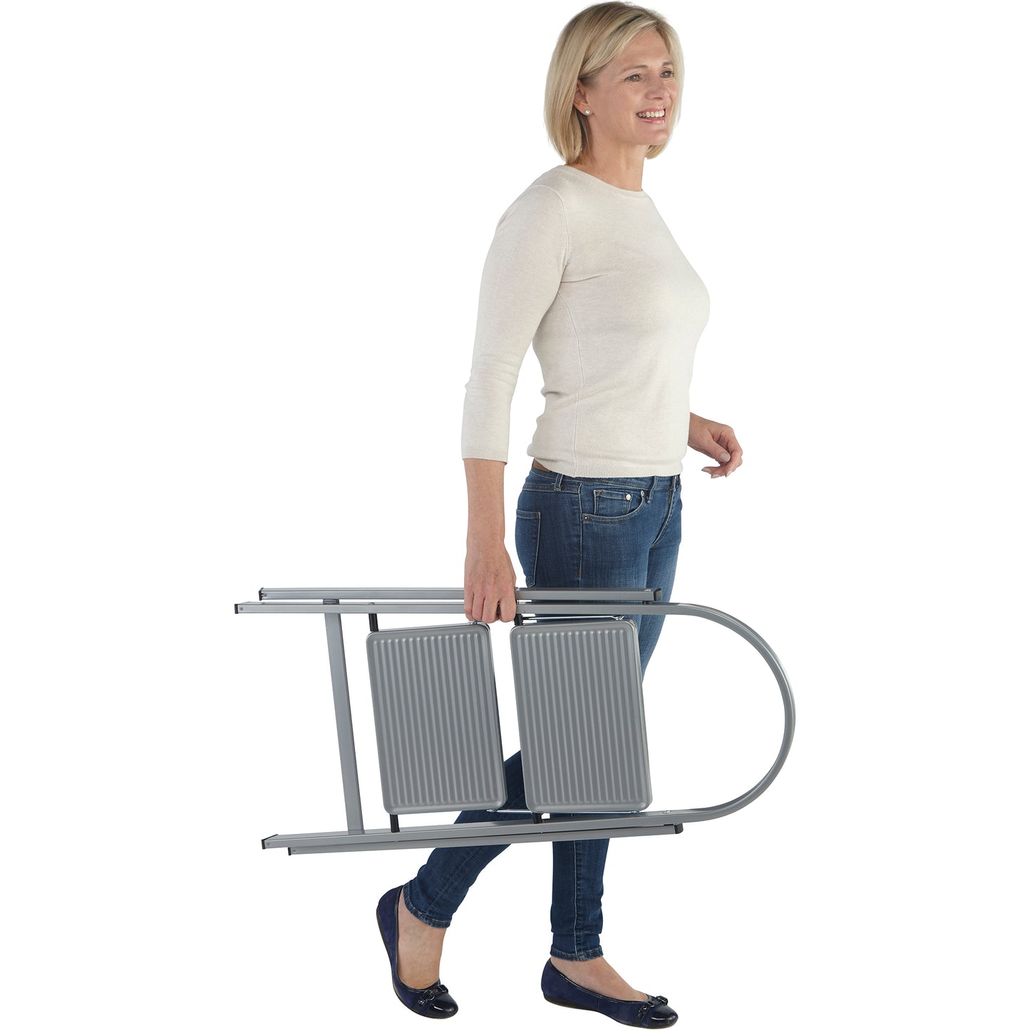 Werner Grey Stepstool - 2 Step Stool