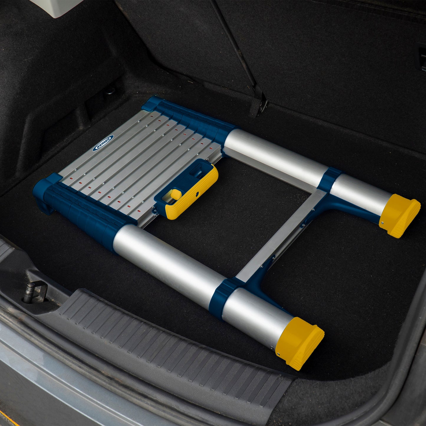 Werner Soft Close Telescopic Extension Ladder - 3.8m