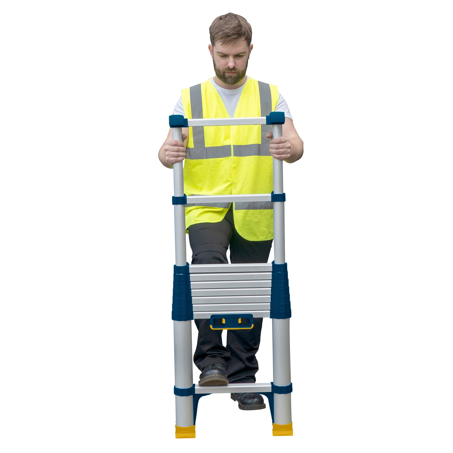 Werner Soft Close Telescopic Extension Ladder - 2.9m